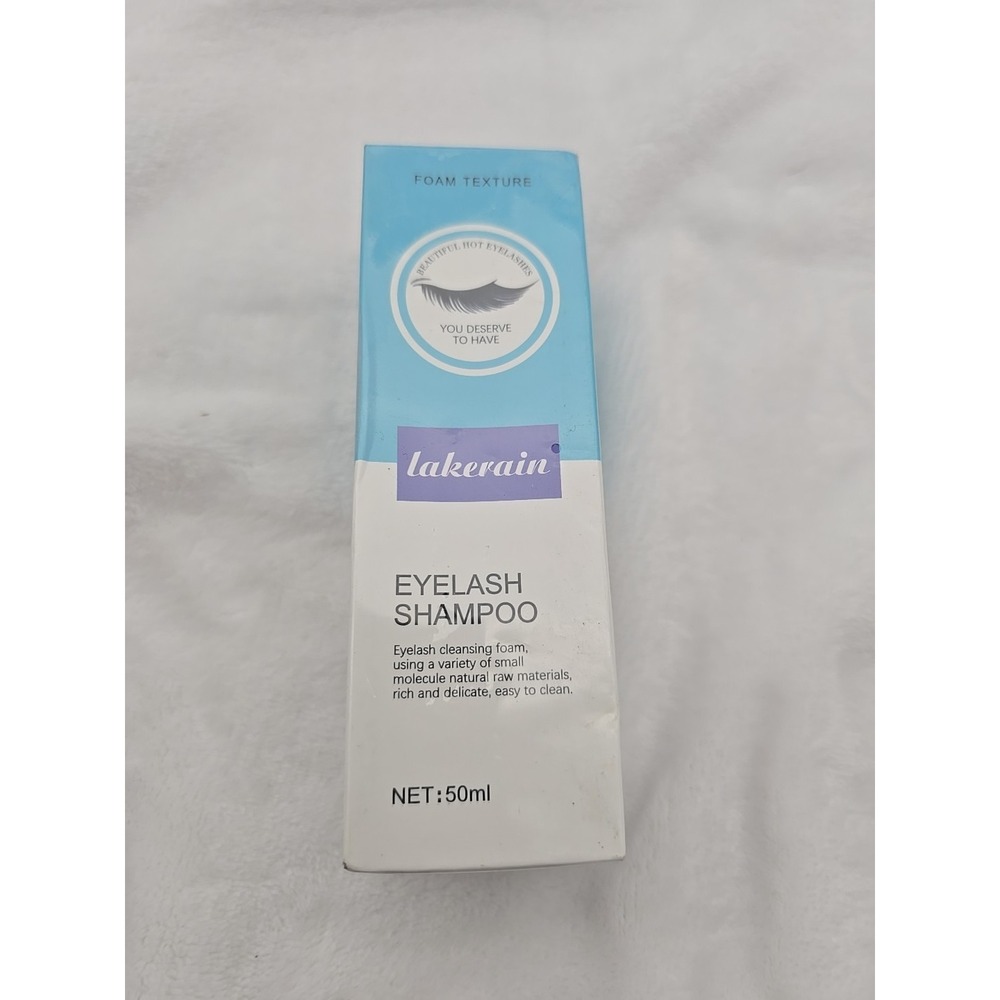 EYELASH EXTENSION FOAMING SHAMPOO+FOAM CLEANSER+EYELID LASH SHAMPOO CLEANER 50ML